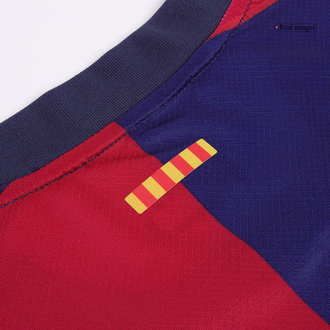 [Super kakovost] moška nogometna majica Barcelona LAMINE YAMAL #19 Home 2024/25 - logotip Spotify brez besedila