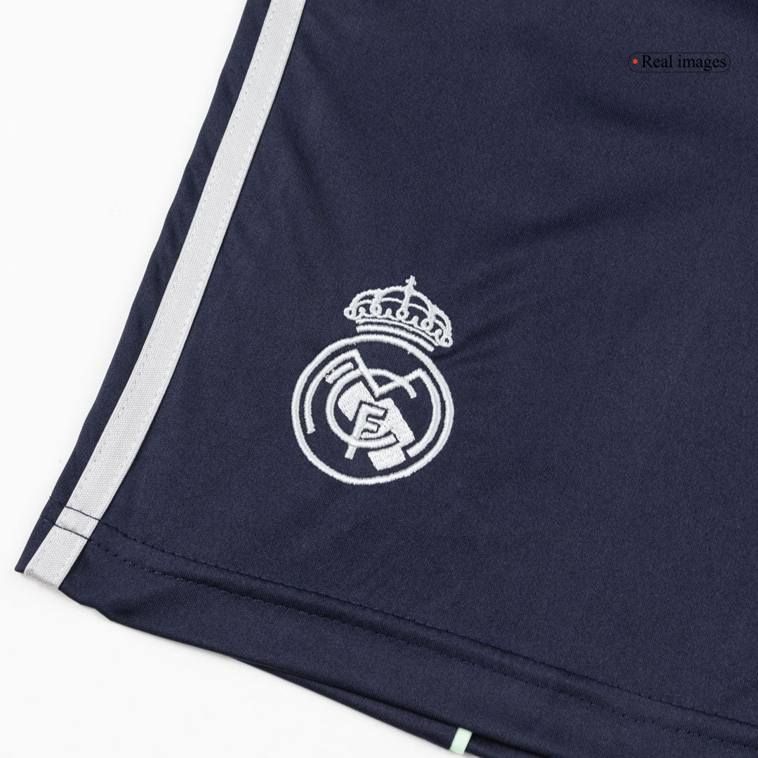 Nogometne kratke hlače Real Madrid Away 25/26 mornarsko modre