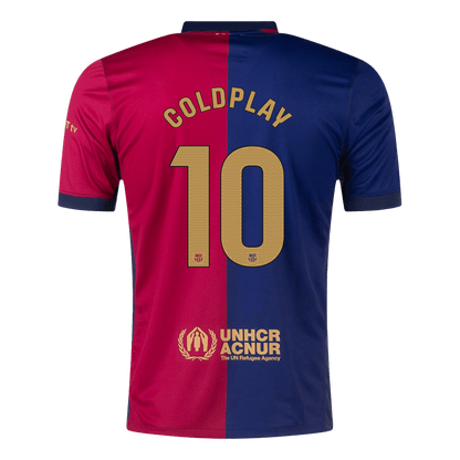 [Super kakovost] Barcelona COLDPLAY #10 Domača moška nogometna majica 2024/25 - COLDPLAY