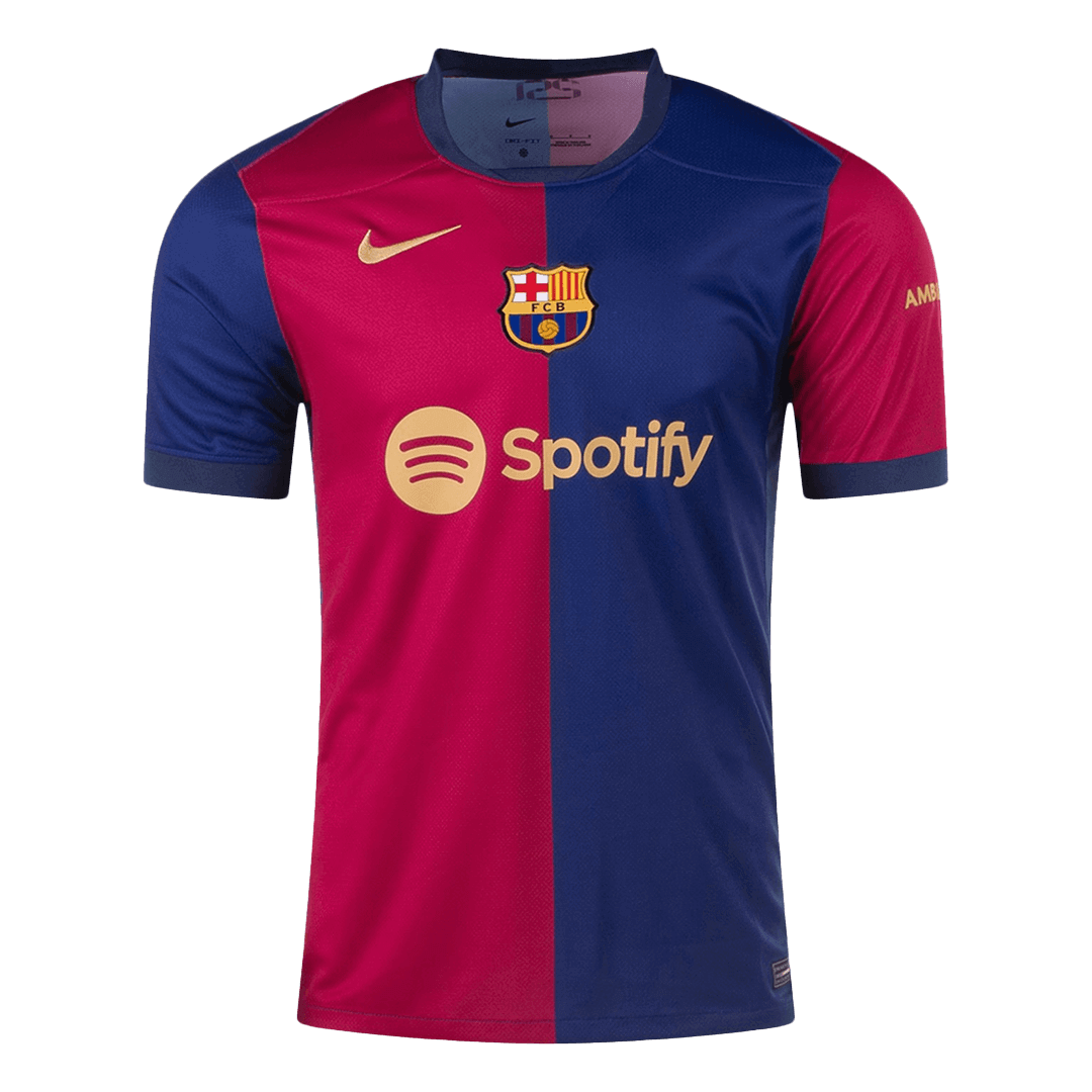 [Super kakovost] Barcelona LAMINE YAMAL #19 domači moški nogometni dres 2024/25