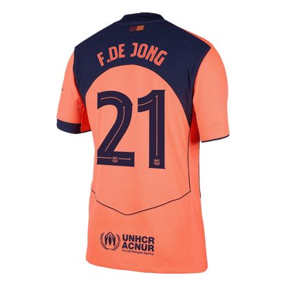 Barcelona Nogometni dres Tretji 2025/26 Authentic F.DE JONG #21