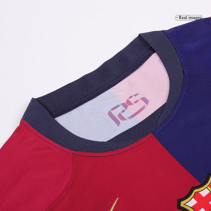 [Super kakovost] moška nogometna majica Barcelona LAMINE YAMAL #19 Home 2024/25 - logotip Spotify brez besedila