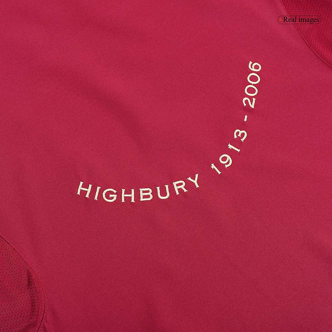 Retro domači nogometni dres Arsenala BERKGAMP #10 2005/06