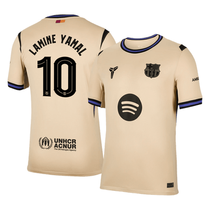 LAMINE YAMAL #10 Barcelona Dres Gostujoči 2025/26 UCL