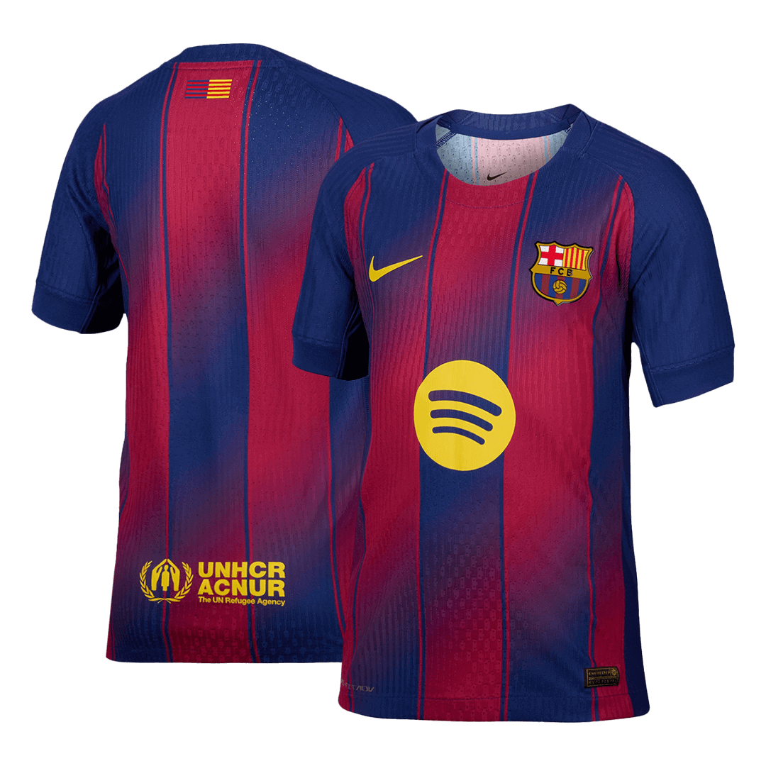 [Super kakovost] Pristna domača nogometna majica FC Barcelona 2025/26 rdeča in modra