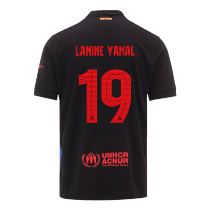 Barcelona LAMINE YAMAL #19 moška nogometna majica za goste 2024/25 - UCL