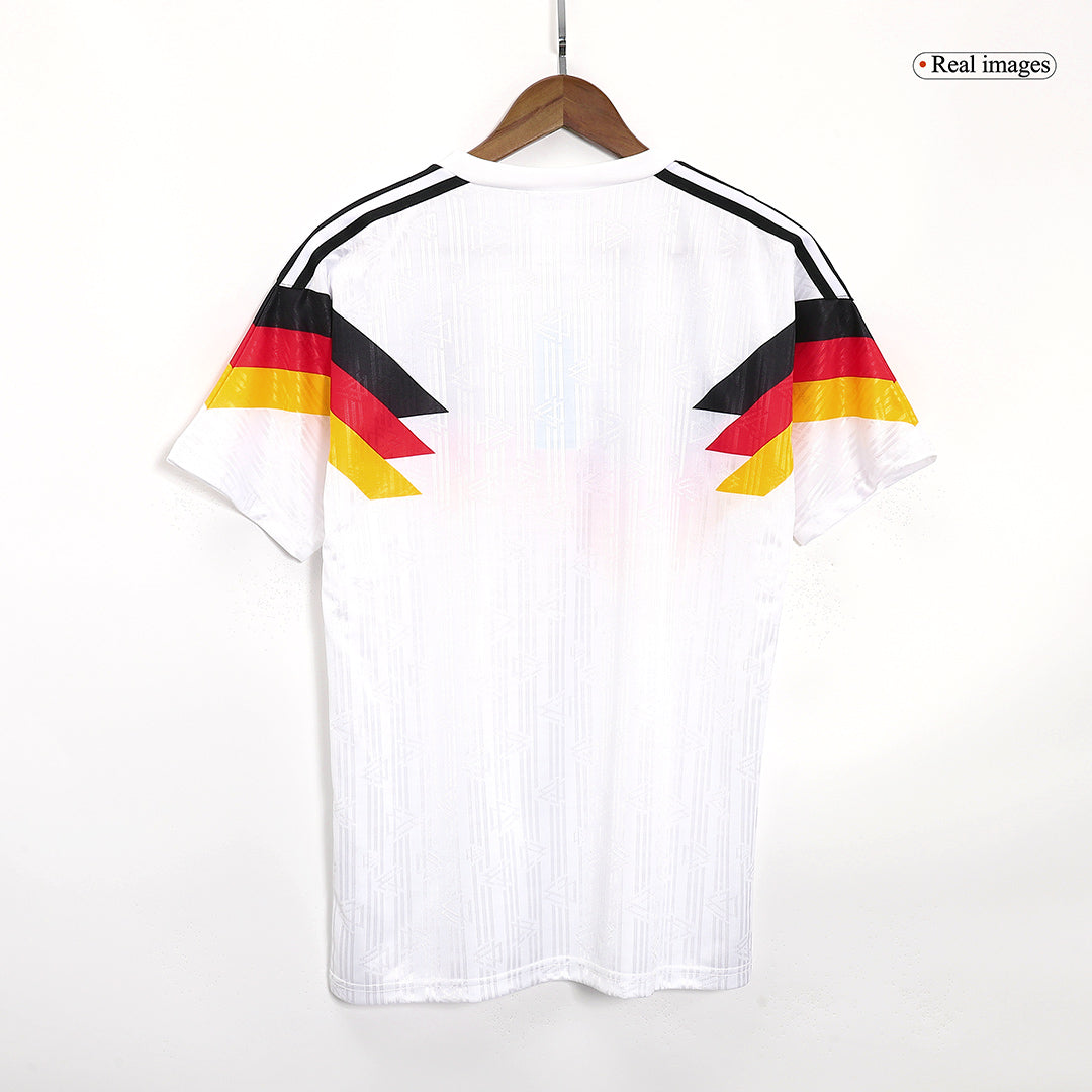 1990 West Germany Retro Home Soccer Jersey Shirt
