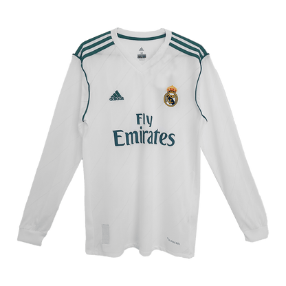Real Madrid Nogometni dres Domači 2017/18 Dolgi rokavi