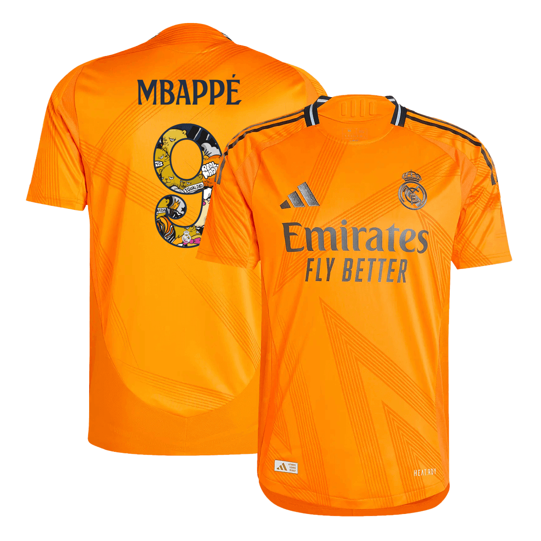 Real Madrid Nogometni dres Gostujoči 2024/25 Authentic MBAPPÉ #9