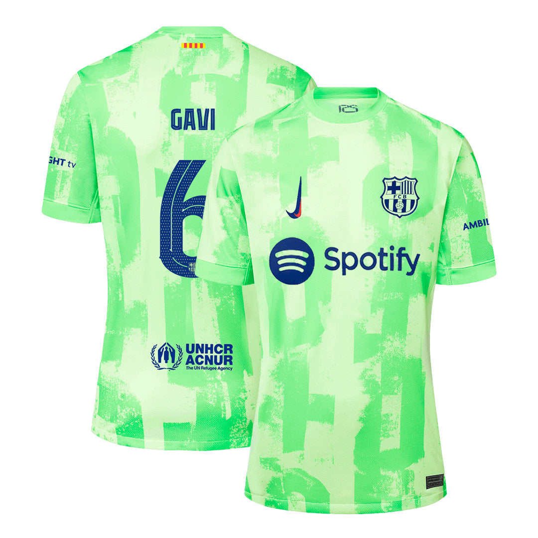 [Super kakovost] Barcelona GAVI #6 Third Away moški nogometni dres 2024/25 UCL