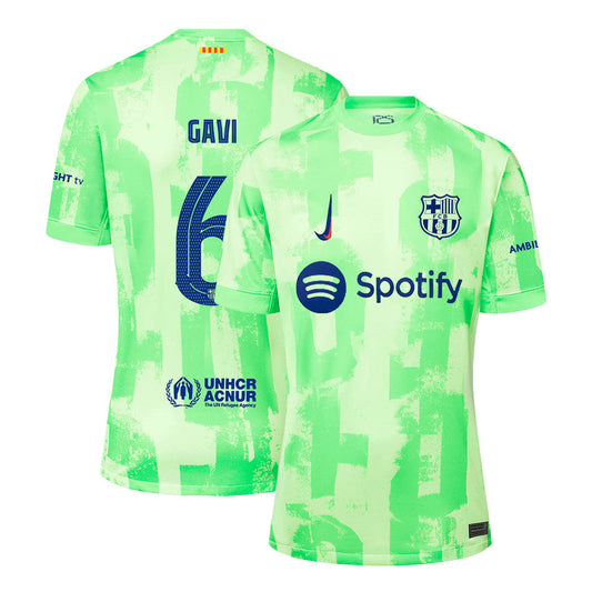 [Super kakovost] Barcelona GAVI #6 Third Away moški nogometni dres 2024/25 UCL