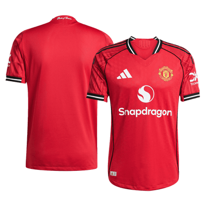 Manchester United Nogometni dres Domači 2025/26 Authentic