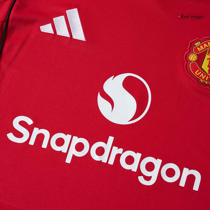 Manchester United Nogometni dres Domači 2025/26 Dolgi rokavi