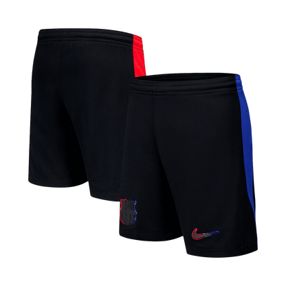 Barcelona 2024/25 gostujoča majica (majica in kratke hlače), črna