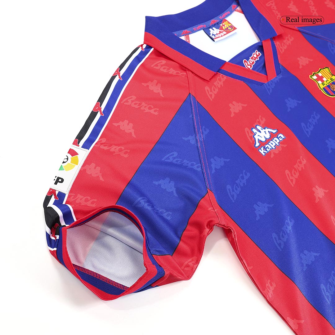 Retro nogometni dres Barcelona Home 1996/97 - rdeč in moder