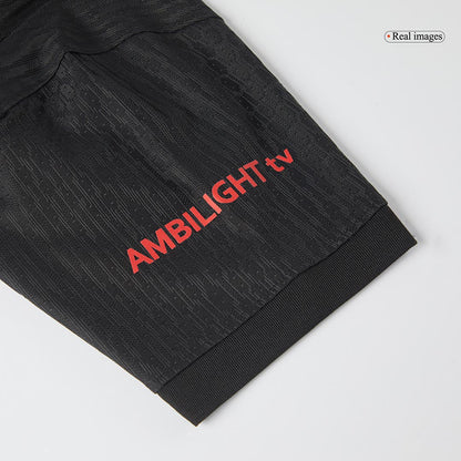 LAMINE YAMAL #19 Authentic Barcelona gostujoča nogometna majica 2024/25 črna - logotip Spotify brez besedila