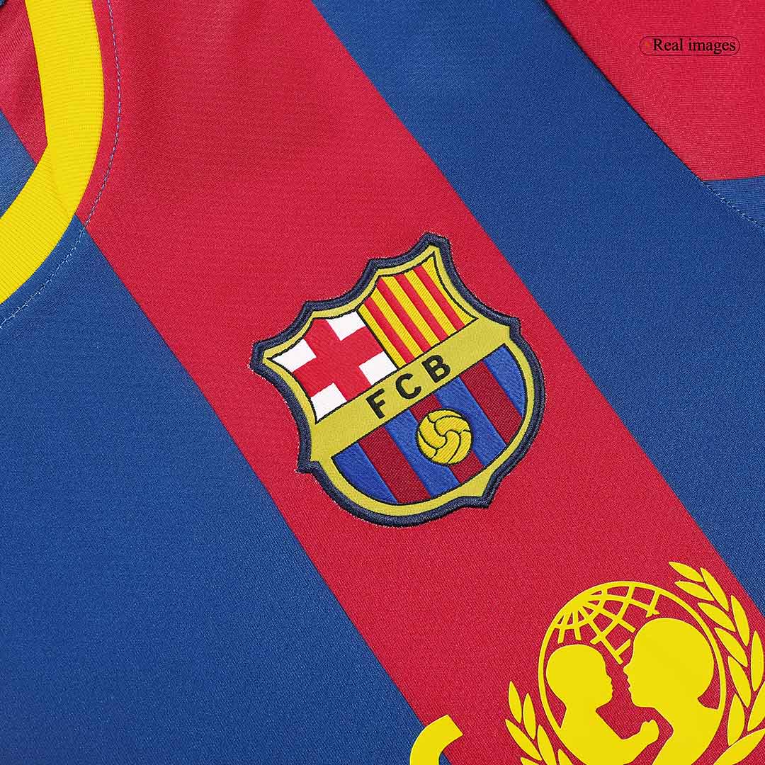 Retro nogometni dres Barcelona Home 2010/11 - rdeč in moder