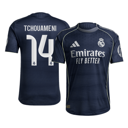 Real Madrid Nogometni dres Gostujoči 2025/26 Authentic TCHOUAMENI #14