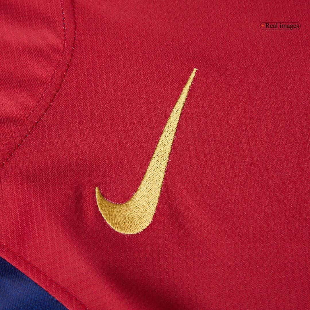 [Super kakovost] moška nogometna majica Barcelona Home 2024/25 – logotip Spotify brez besedila