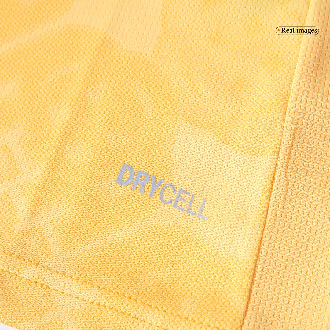 Tretji gostujoči nogometni dres AC Milana (dres + kratke hlače) 2025/26 rumen