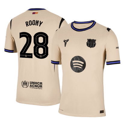 Barcelona Nogometni dres Gostujoči 2025/26 Authentic ROONY #28