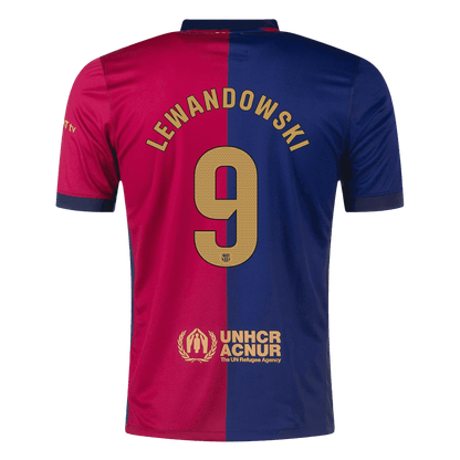 [Super kakovost] Barcelona LEWANDOWSKI #9 Home moška nogometna majica 2024/25