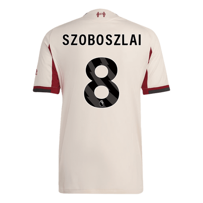 Liverpool Nogometni dres Gostujoči 2025/26 Authentic SZOBOSZLAI #8