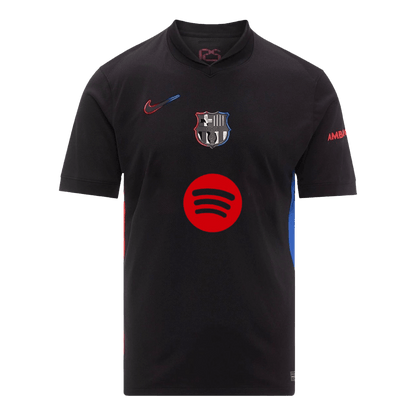 Barcelona LAMINE YAMAL #19 moška gostujoča nogometna majica 2024/25 UCL – logotip Spotify brez besedila
